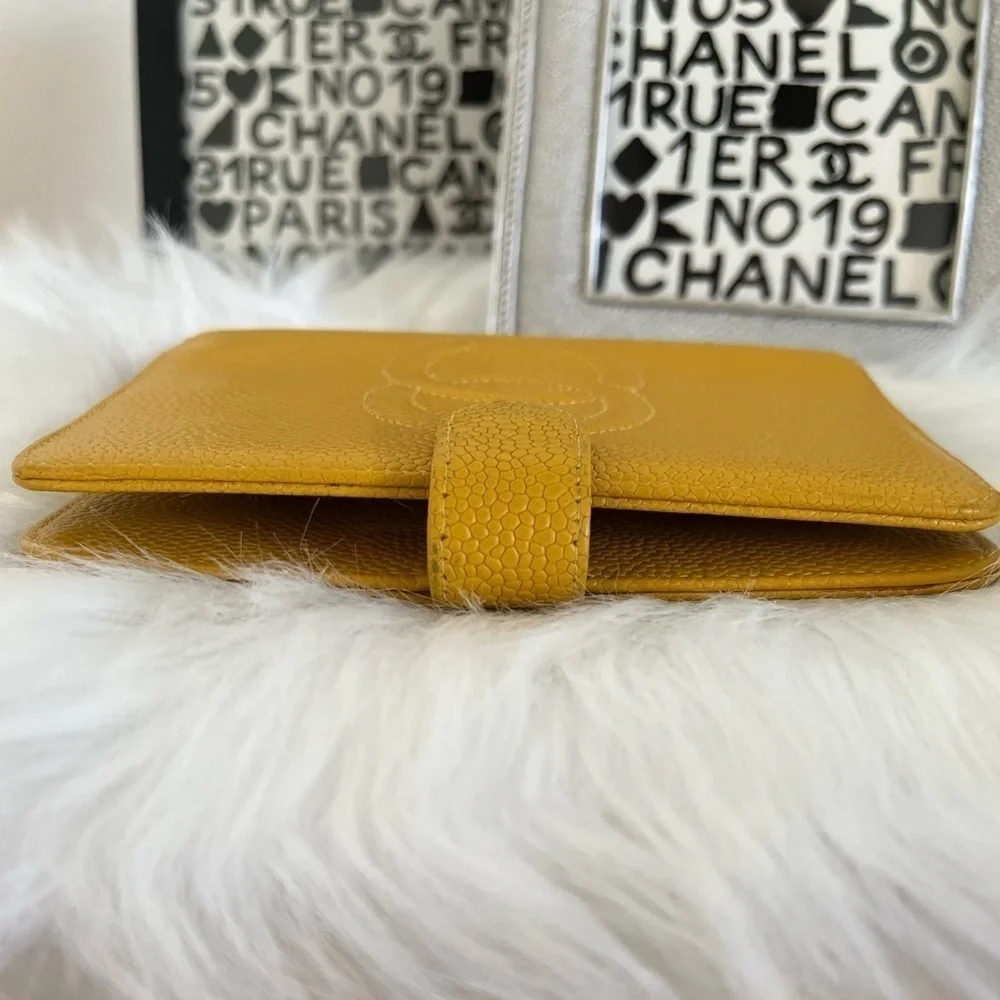 Chanel Caviar Agenda PM with Chanel COA Hologram Certification Code EUC